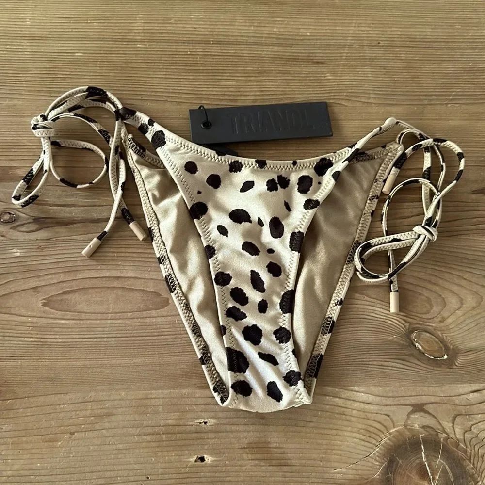 TRIANGL BOTTOM ONLY GEORGIA CHEETAH NO BAG NEW WITH TAG